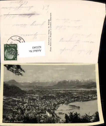 623343,Foto Ak Bregenz a. Bodensee Totale pub Risch-Lau R 5239