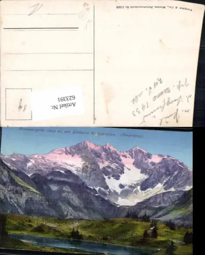 623391,Braunarlspitze m. Körbersee b. Schröcken pub Purger Co 11039