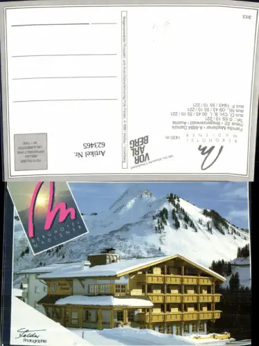 623465,Damüls Bregenzerwald Berghotel Madlener Winteransicht
