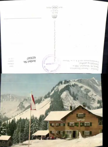 623507,Baad Mittelberg Kleinwalsertal Gasthof Pension Starzelhaus i. Winter