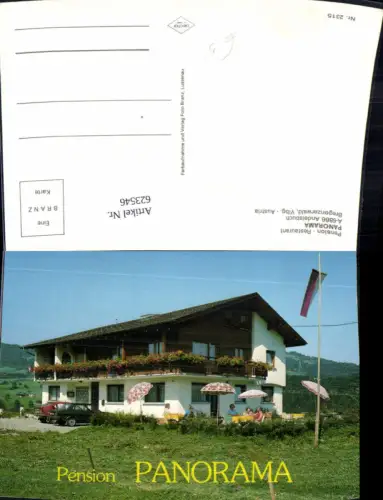 623546,Andelsbuch Pension Restaurant Panorama