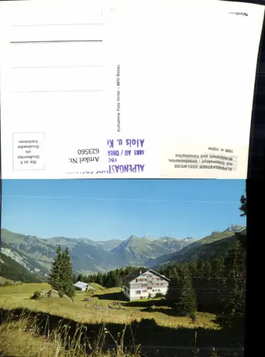 623560,Au Bregenzerwald Alpengasthof Edelweiss m. Didamskopf Üntschenspitze