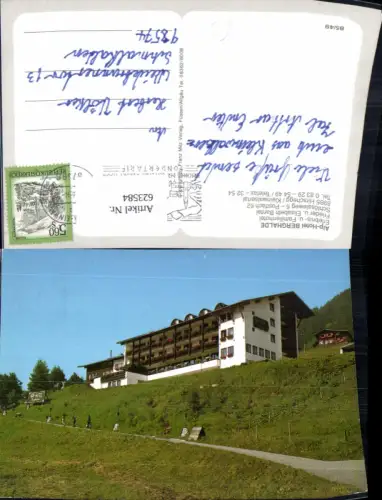 623584,Hirschegg Mittelberg Kleinwalsertal Alp-Hotel Berghalde