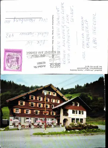 623601,Schoppernau Bregenzerwald Gasthof Hirschen