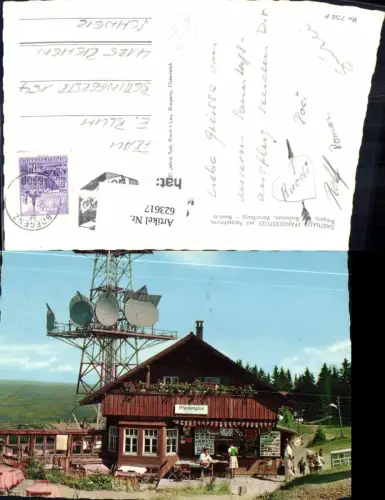 623617,Bregenz a. Bodensee Gasthaus Pfänderspitze m. Fernsehturm pub Risch-Lau R 758 F