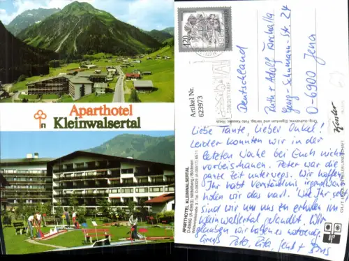 623973,Mehrbild Ak Aparthotel Kleinwalsertal Mittelberg Bödmen
