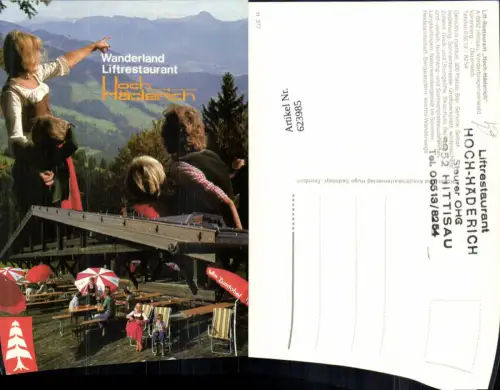 623985,Mehrbild Ak Hittisau Vorderbregenzerwald Restaurant Hoch-Häderich
