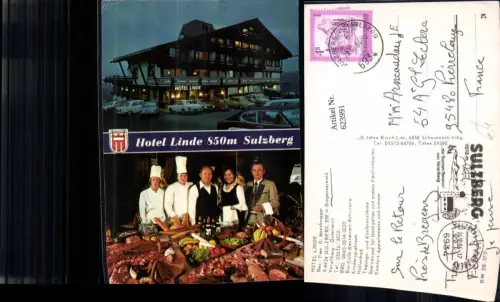 623991,Mehrbild Ak Sulzberg Bregenzerwald Hotel Linde VW Käfer