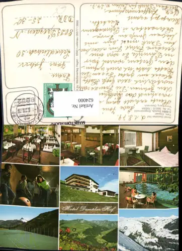 624000,Mehrbild Ak Damüls Bregenzerwald Hotel Damülser Hof