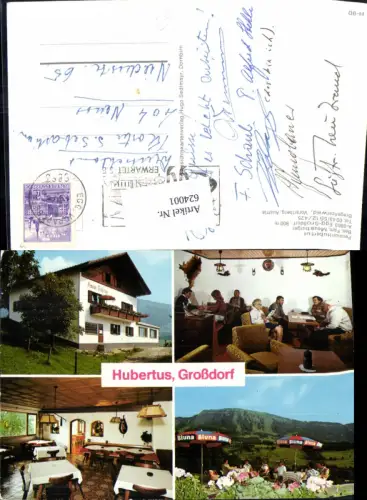 624001,Mehrbild Ak Egg Großdorf Pension Hubertus