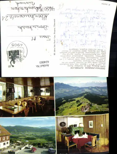 624003,Mehrbild Ak Sulzberg Gasthof Pension Alpenblick