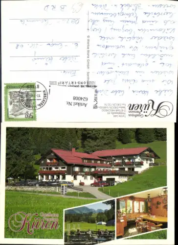 624008,Mehrbild Ak Hirschegg Mittelberg Gasthaus Pension Küren