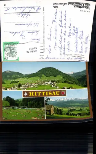 624026,Mehrbild Ak Hittisau Bregenzerwald Ansichten
