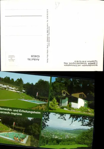 624028,Mehrbild Ak Schwarzach Ingrüne Blindenwohn- u. Erholungsheim