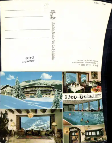 624029,Mehrbild Ak Hirschegg Mittelberg Kleinwalsertal Ifen-Hotel
