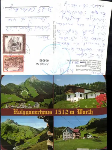 624045,Mehrbild Ak Warth Lechleiten Gasthof Holzgauerhaus