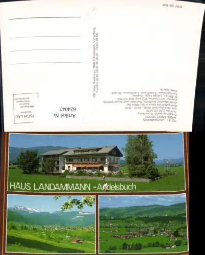 624047,Mehrbild Ak Andelsbuch Hotel Landammann