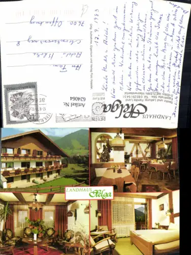 624064,Mehrbild Ak Riezlern Mittelberg Kleinwalsertal Landhaus Helga