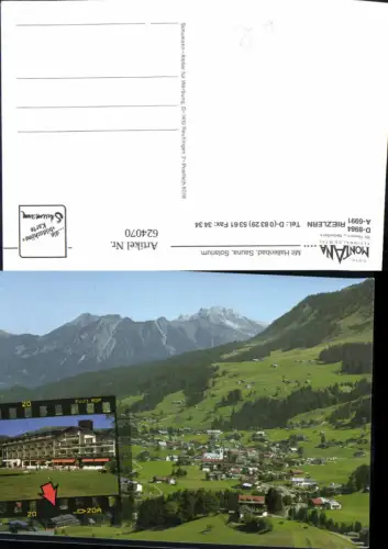 624070,Mehrbild Ak Riezlern Mittelberg Hotel Montana Kleinwalsertal