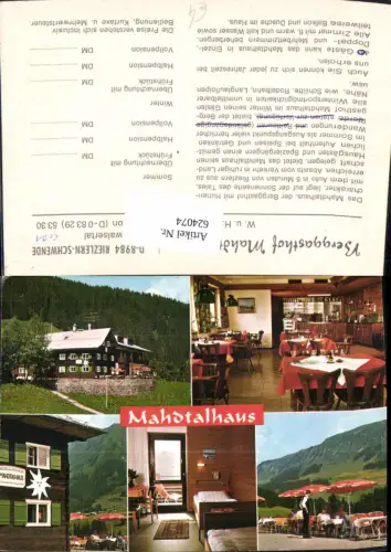 624074,Mehrbild Ak Riezlern Schwende Mittelberg Berggasthof Mahdtalhaus