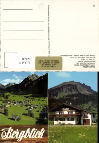 624736,Mehrbild Ak Au Vorarlberg Neudorf Haus Bergblick