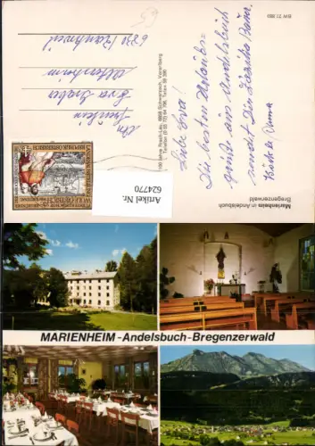 624770,Mehrbild Ak Marienheim Andelsbuch Bregenzerwald