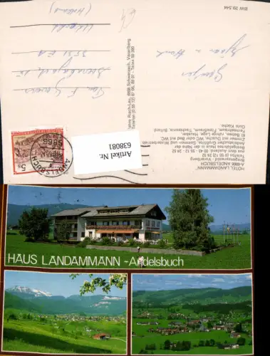 638081,Mehrbild Ak Andelsbuch Hotel Landammann