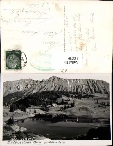 643739,Körbersee bei Schröcken am Arlberg Hochtannberg