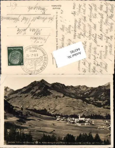 643785,Riezlern m. Heuberg Kleinwalsertal