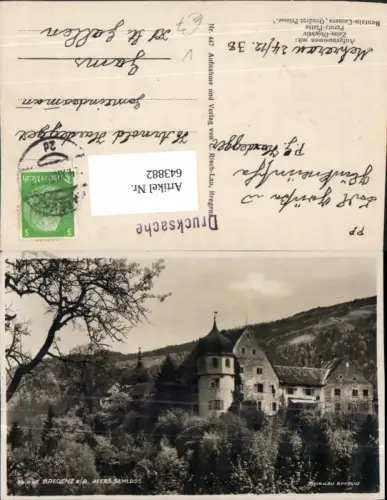 643882,Bregenz am Bodensee Altes Schloss pub Risch Lau 447