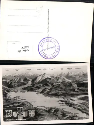 649158,Bregenz am Bodensee Panorama Vogelschau Lindau Höchst Lochau Überlingen