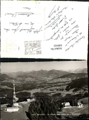 649163,Bregenz am Bodensee Pfänder Pfänderhotel Turm