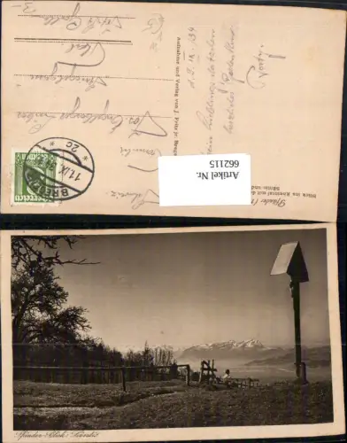 662115,Bregenz Pfänder Blick Säntis Wegkreuz pub J. Fritz Jr.