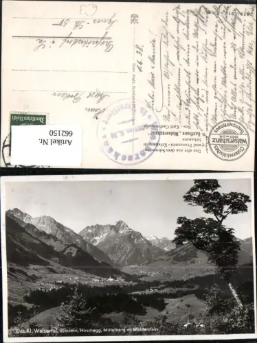 662150,Kl. Walsertal Mittelberg Riezlern Hirschegg