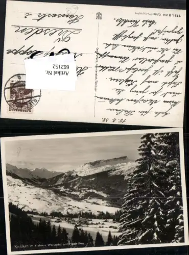 662152,Foto Ak Mittelberg Riezlern i. Kl. Walsertal mit Hoch-Ifen Winter