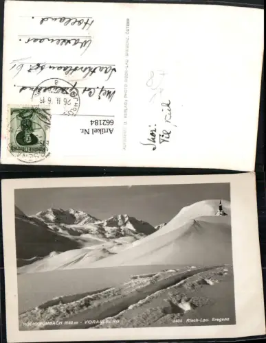 662184,Foto Ak Hochkrumbach Kirche i. Winter Warth pub Risch-Lau 3404