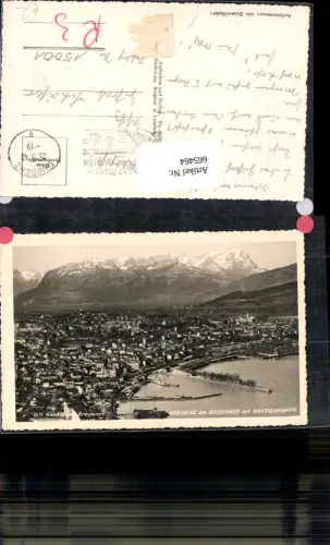 665464,Foto Ak Bregenz a. Bodensee mit Säntisgruppe pub Risch-Lau 4671