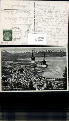 665487,Bregenz mit Pfänderbahn Seilbahn Gondel pub Risch-Lau 4981