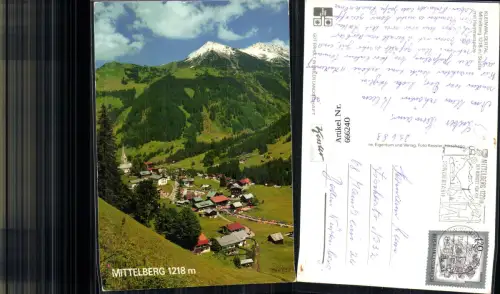 666240,Mittelberg Kleinwalstertal Stütze mit Hammerspitze