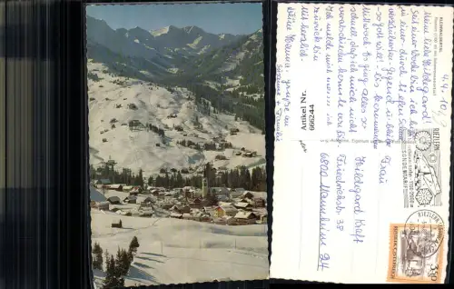 666244,Kleinwalsertal Riezlern m. Schwarzwassertal Mittelberg