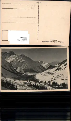 672940,Mittelberg mit Widderstein Kl. Walsertal im Winter