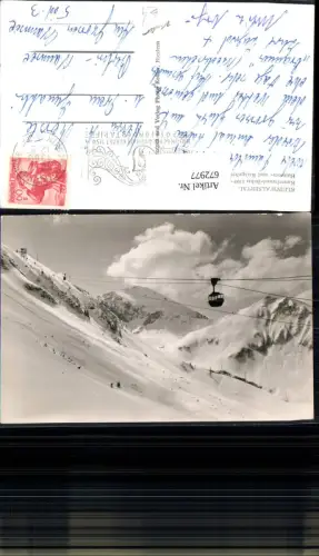 672977,Foto Ak Riezlern Mittelberg Kleinwalsertal Kanzelwand-Bahn Seilbahn Gondel