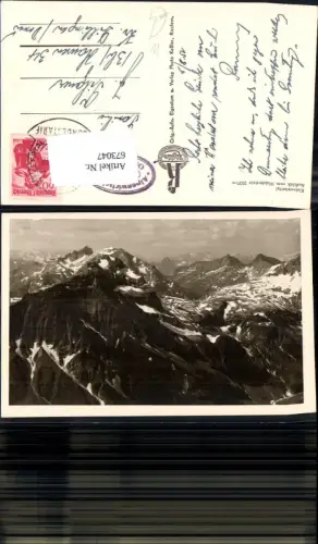 673047,Foto Ak Mittelberg Kleinwalsertal Ausblick auf Widderstein