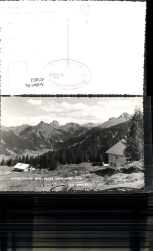 673051,Foto Ak Au Bregenzerwald Alpengasthaus Edelweiss Kanisfluh