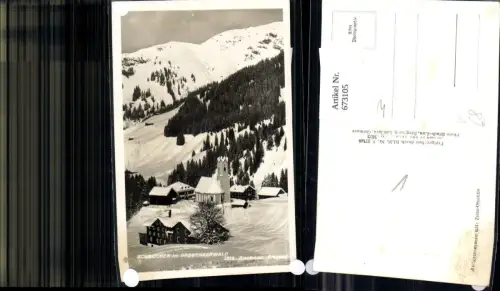 673105,Foto Ak Schröcken im Bregenzerwald im Winter pub Risch-Lau 3372