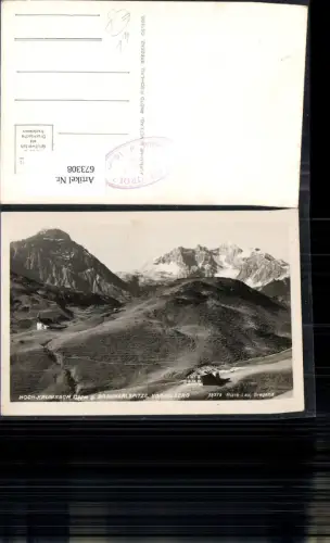 673308,Foto Ak Warth Hochkrumbach Hoch-Krumbach g. Braunarlspitze pub Risch-Lau 12379