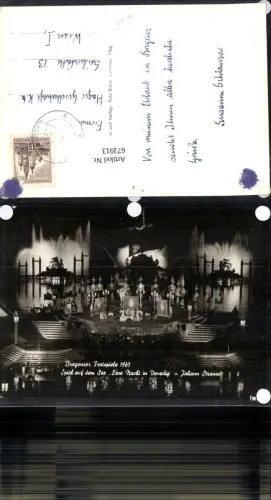 673913,Foto Ak Bregenz Bregenzer Festspiele 1965 Eine Nacht in Venedig Theater