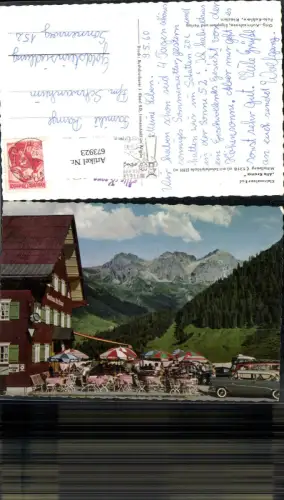 673923,Mittelberg Kleinwalsertal Gasthaus Alte Krone mit Schafalpköpfe