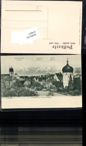 674017,Bregenz am Bodensee Altstadt m. Säntis 1900 pub Risch-Lau 570