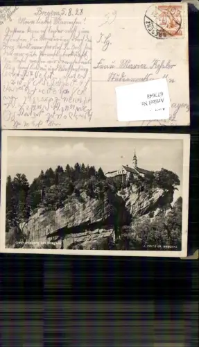 677648 Bregenz am Bodensee Gebhardsberg pub J. Fritz